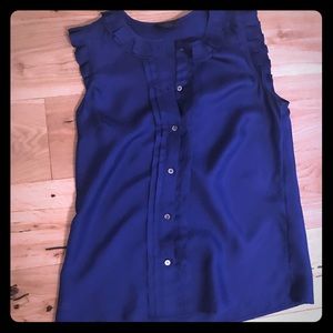 Jcrew silk sleeveless blouse
